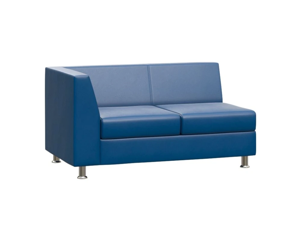 Секция с подлокотником двухместная правая Прайм / Prime