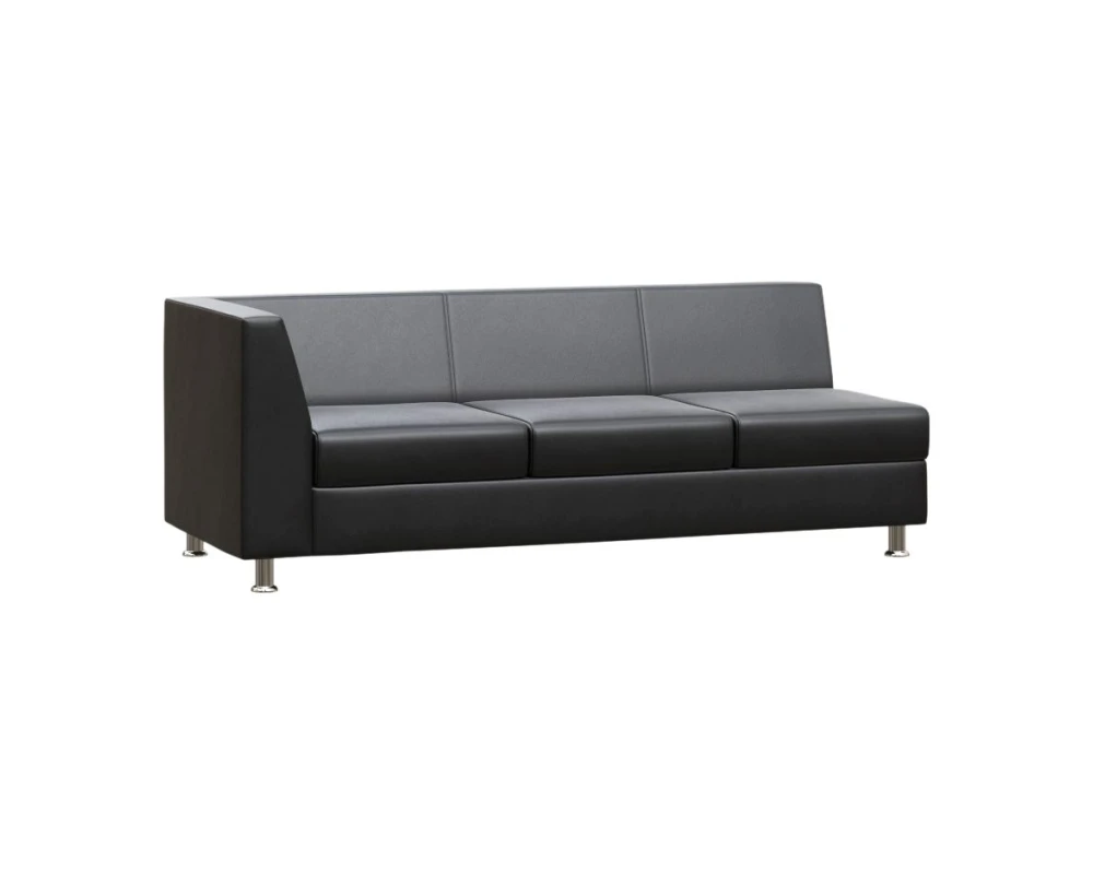 Секция с подлокотником трехместная правая Прайм / Prime