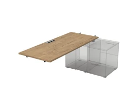 Стол рабочий прямолинейный для крепления на тумбу, средний (1800*700*750) СПС.975 Глосс / Gloss images